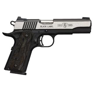 Browning 1911-380 Black Label Medallion Pro Full-Size Matte Stainless .380 ACP 4.25-inch 8Rds