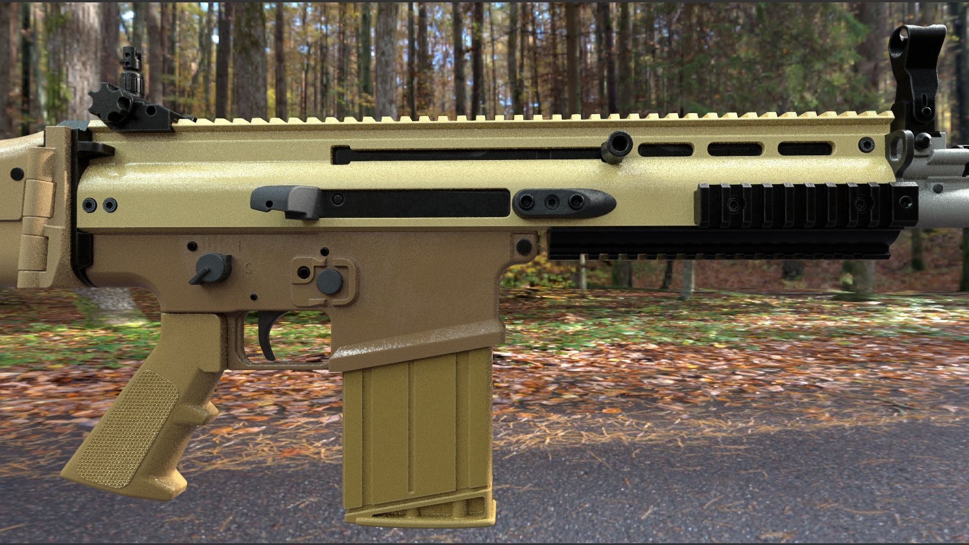 FN SCAR 17S NRCH MULTICAM