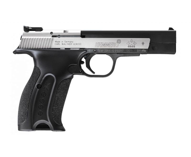 Hammerli X-Esse Short Black / Stainless .22 LR 4.5-inch 10Rds Adjustable Sights