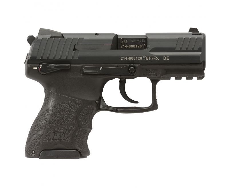 Heckler and Koch P30SK V3 9mm 3.27″ Barrel 13-Rounds Rear Decocker