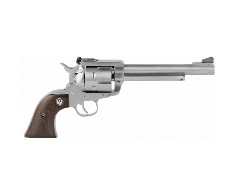 Ruger Blackhawk Convertible Stainless .357 Mag / 9mm 6.5″ Barrel 6-Rounds