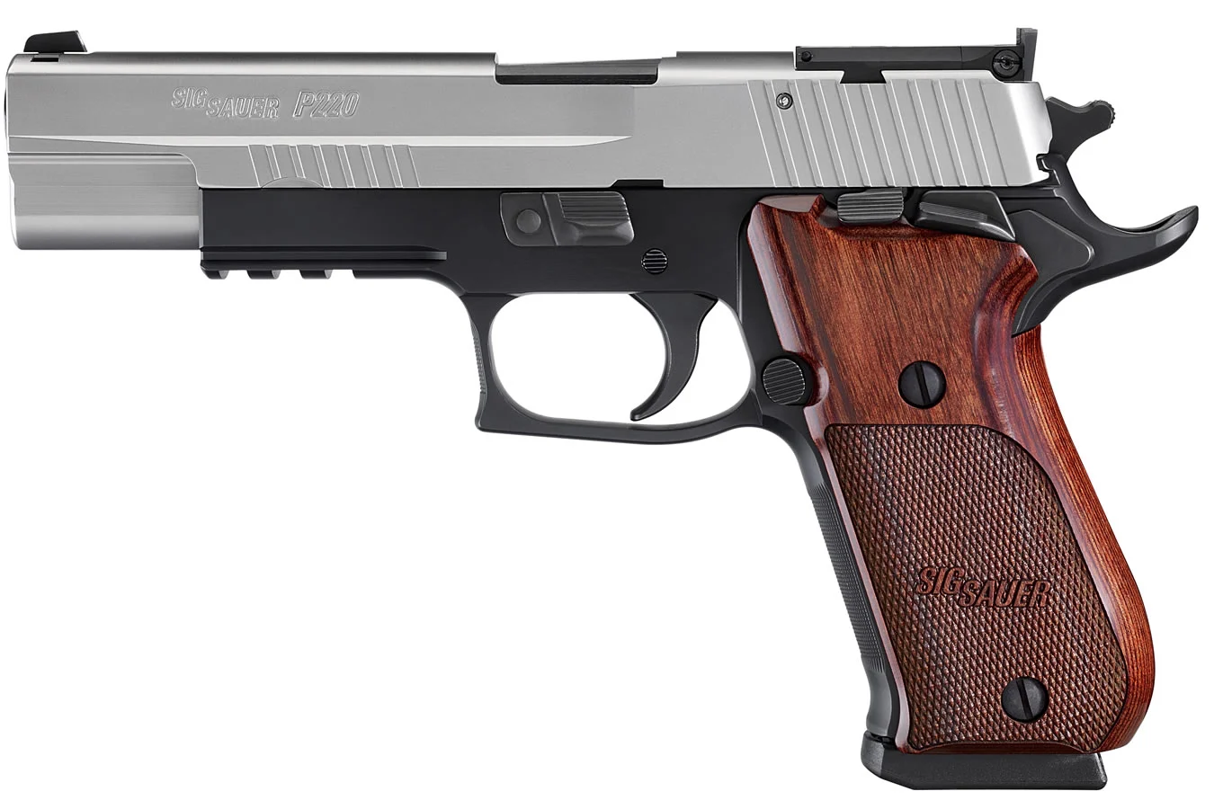 Sig Sauer P220 Super Match 45ACP with Wood Grips