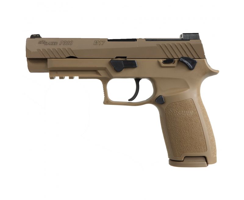 Sig Sauer P320 M17 Coyote Tan 9mm 4.7″ Barrel 10-Rounds with Night Sights
