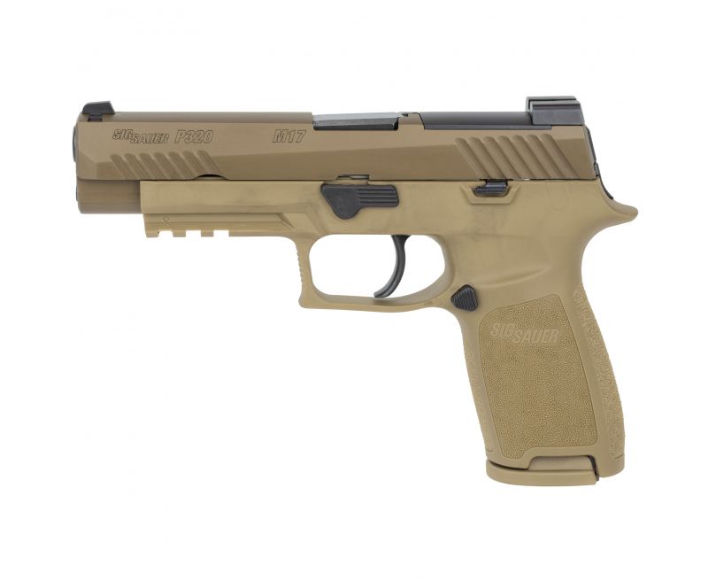 Sig Sauer P320 M17 Coyote Tan 9mm 4.7″ Barrel 17-Rounds Night Sights — image 3