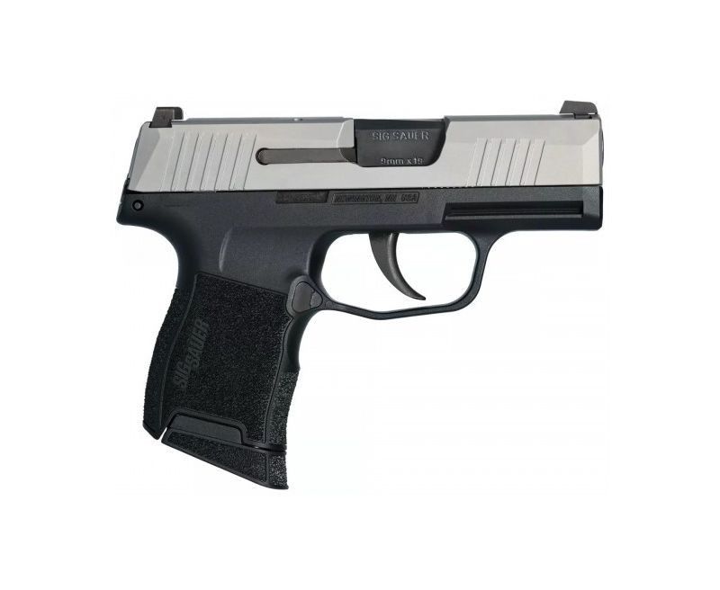 Sig Sauer P365 Micro-Compact Two-Tone 9mm 3.1″ Barrel 10-Rounds White Dot Contrast Sights